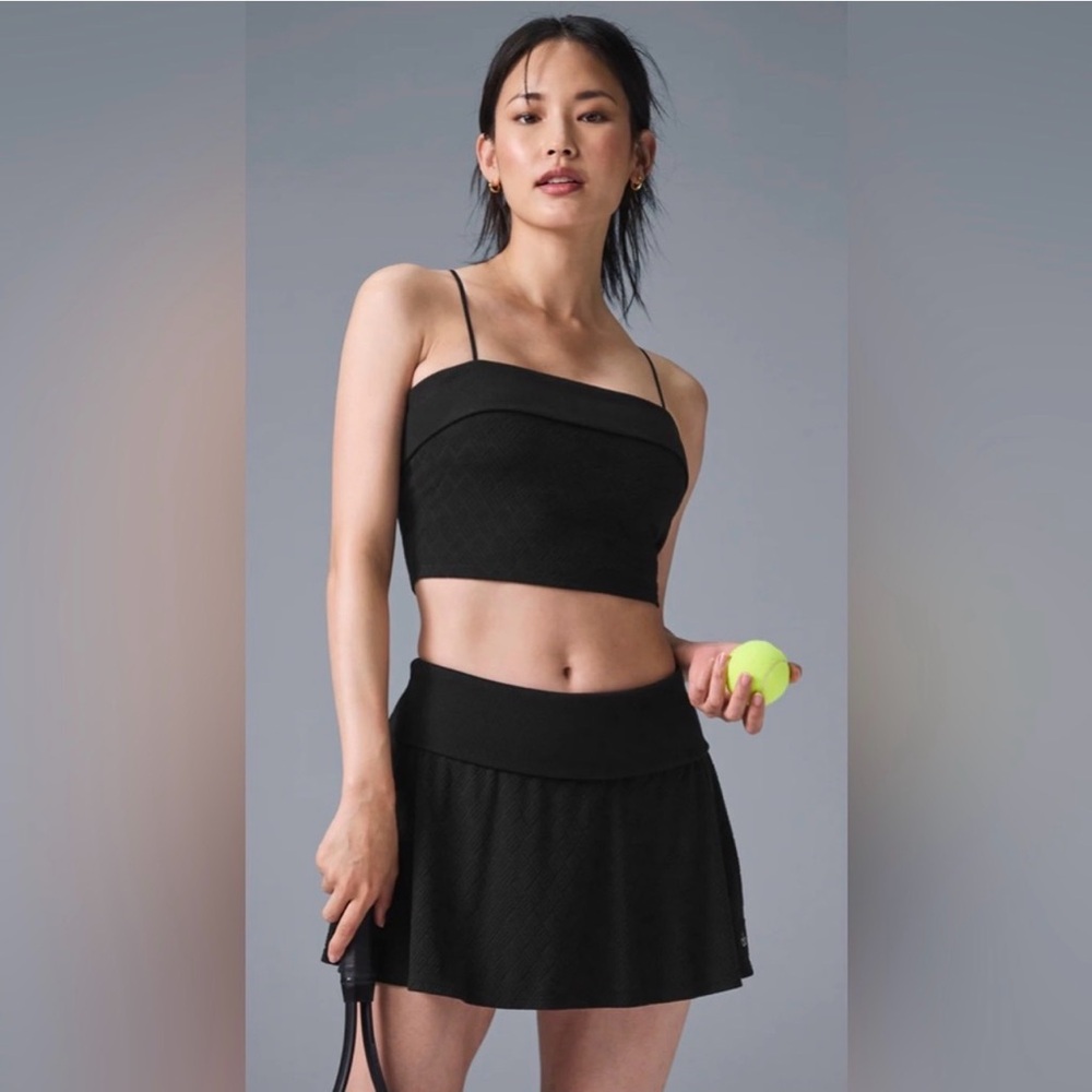 NWT ALO Yoga Doubles only skirt and bra tank SET 
size: L (top), M (skirt)